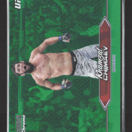 2025 Topps Stadium Club Chrome Khamzat Chimaev #C-90 Green
