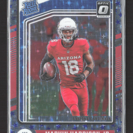 2024 Panini Donruss Optic Marvin Harrison Jr. #276 Blue Stars Prizm