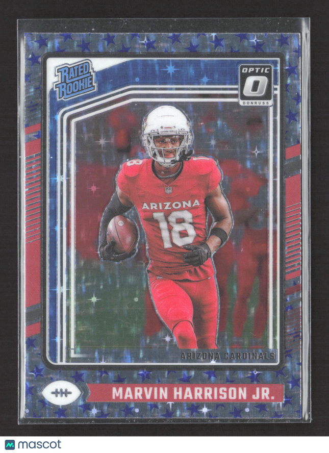 2024 Panini Donruss Optic Marvin Harrison Jr. #276 Blue Stars Prizm