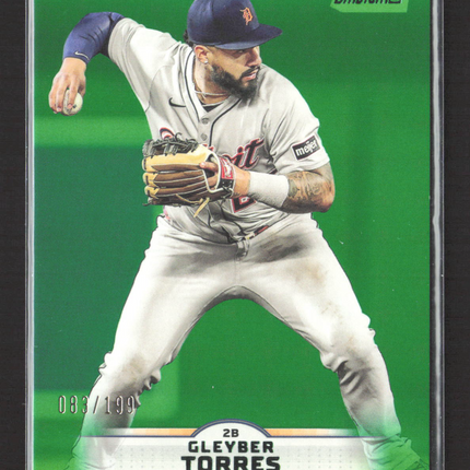 2025 Topps Stadium Club Gleyber Torres #38 Green 083/199