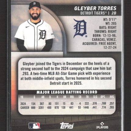 2025 Topps Stadium Club Gleyber Torres #38 Green 083/199