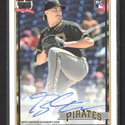 2026 Topps Baseball 1991 Topps Baseball Autograph Card Bubba Chandler #91A-BC