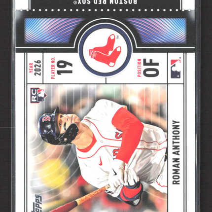 2026 Topps Big Ticket Player Roman Anthony #BTP-23 RC