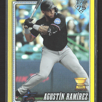 2026 Topps Series One Agustín Ramirez #287 Yellow /399