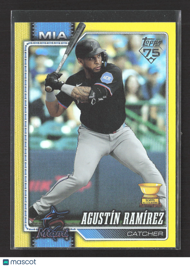 2026 Topps Series One Agustín Ramirez #287 Yellow /399