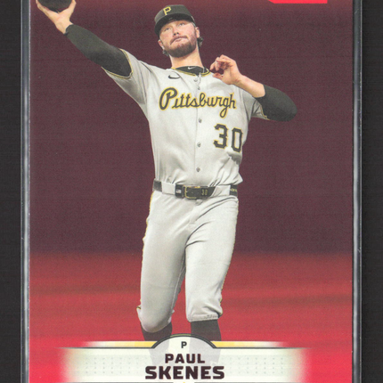 2025 Topps Stadium Club Paul Skenes #105 Red