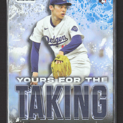 2025 Topps Stadium Club Yours For The Taking Roki Sasaki #YK-10 RC