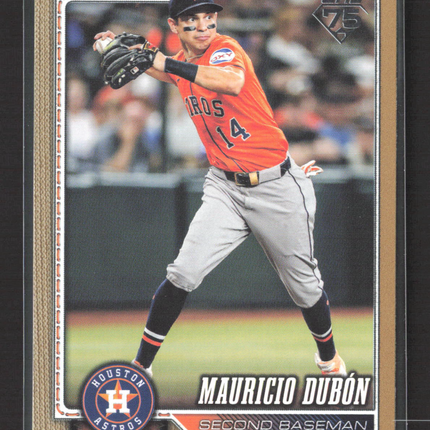 2025 Topps Series One Mauricio Dubón #191 Gold /2026