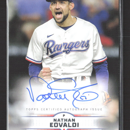 2025 Topps Stadium Club Nathan Eovaldi #SCBA-NE Topps Certified Autograph Issue