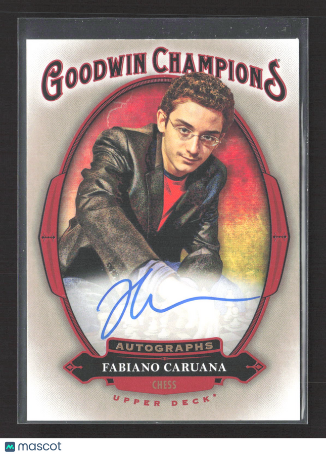2020 Upper Deck Goodwin Champions Fabiano Caruana #A-FC Auto