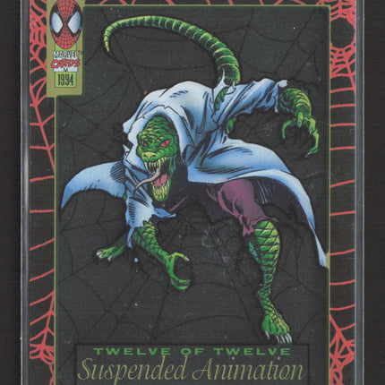 1994 Fleer Marvel Cards Suspended Animation Limited Edition Subset Cards #12