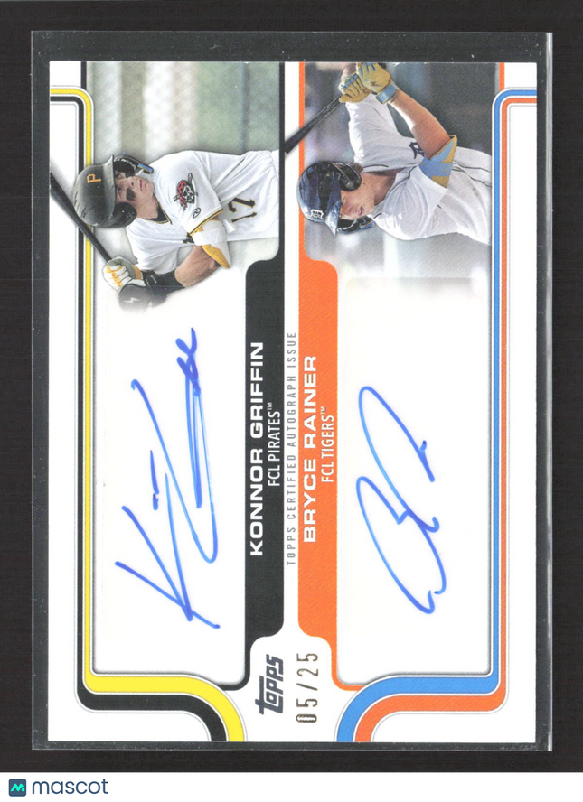 2025 Topps Pro Debut Bryce Rainer Konnor Griffin #PDD-GR Auto /25