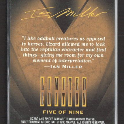 1995 Fleer Marvel Masterpieces Ian Miller Limited Edition Ian Miller #5