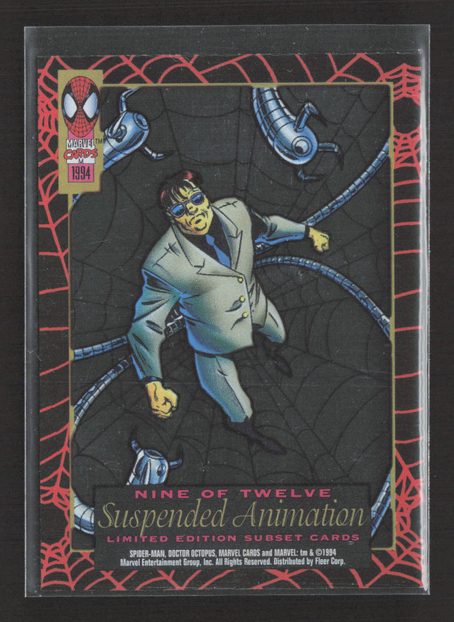 1994 Fleer Marvel Cards Suspended Animation Limited Edition Subset Cards #9