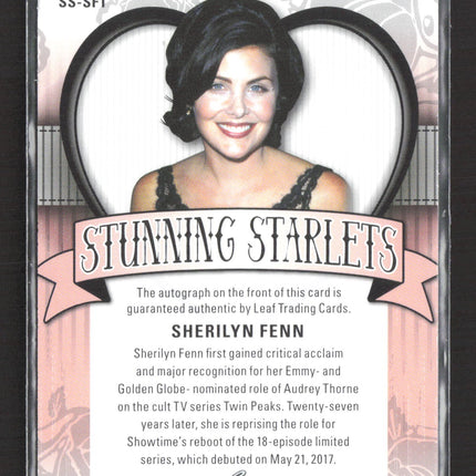 2017 Leaf Stunning Starlets Sherilyn Fenn Autograph #SS-SF1