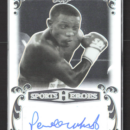 2017 Leaf Sports Heroes Pernell Whitaker #BA-PW1 Auto /3