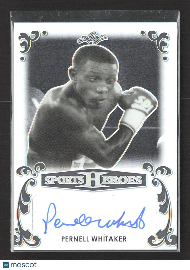 2017 Leaf Sports Heroes Pernell Whitaker #BA-PW1 Auto /3