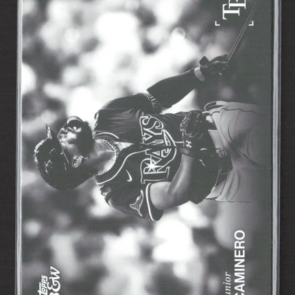 2025 Topps Black & White Baseball Junior Caminero #003