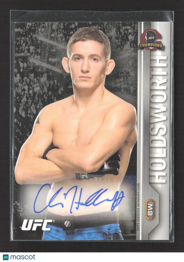 2015 Topps UFC Champions Chris Holdsworth #FA-CH Autograph Card