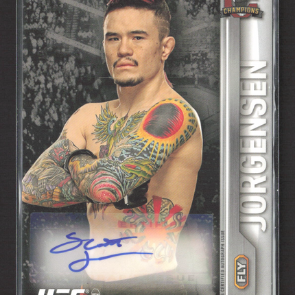 2015 Topps UFC Champions Scott Jorgensen #FA-SJ Authentic Fighter Autograph Card