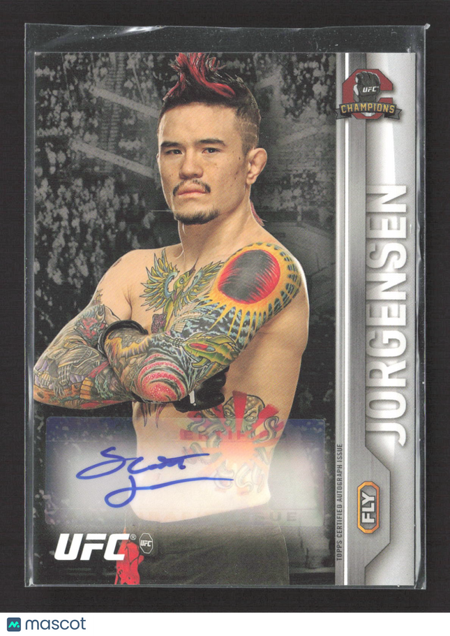 2015 Topps UFC Champions Scott Jorgensen #FA-SJ Authentic Fighter Autograph Card