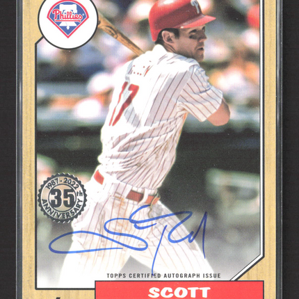 2022 Topps 1987 Topps Baseball Autograph Scott Rolen #87BA-SR
