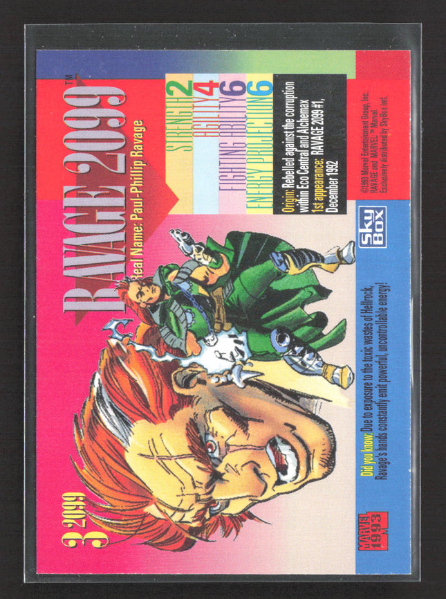 1993 SkyBox Marvel 2099 #3