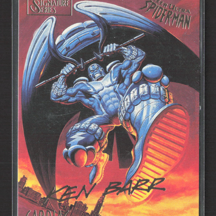1995 Fleer Ultra Spider-Man Gold Foil Signature Series Ken Barr Gold Foil #11