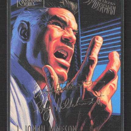 1995 Fleer Ultra Spider-Man Gold Foil Signature Series Greg Hildebrandt #29