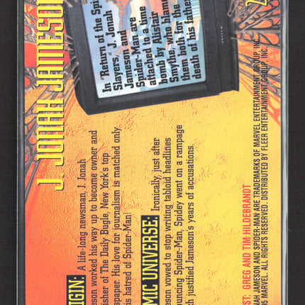 1995 Fleer Ultra Spider-Man Greg Hildebrandt Tim Hildebrandt #29