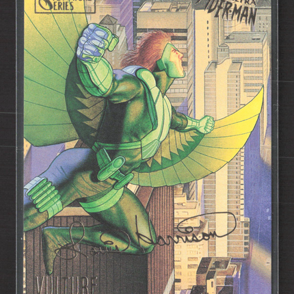 1995 Fleer Ultra Spider-Man Gold Foil Signature Series Lou Harrison #62