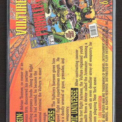 1995 Fleer Ultra Spider-Man Gold Foil Signature Series Lou Harrison #62