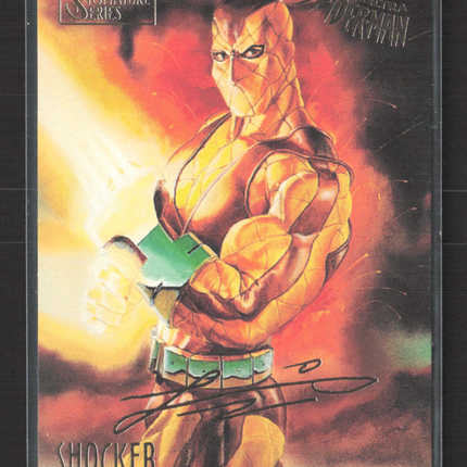 1995 Fleer Ultra Spider-Man Gold Foil Signature Series Luis Perez #50