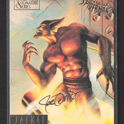 1995 Fleer Ultra Spider-Man Gold Foil Signature Series Joe DeVito #69