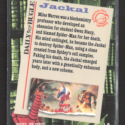 1995 Fleer Ultra Spider-Man Gold Foil Signature Series Joe DeVito #69