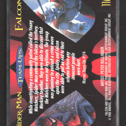 1995 Fleer Ultra Spider-Man Gold Foil Signature Series Peter Bollinger #116
