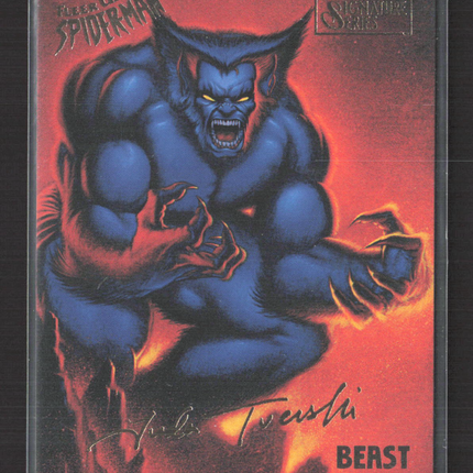 1995 Fleer Ultra Spider-Man Gold Foil Signature Series Juda Tverski #109