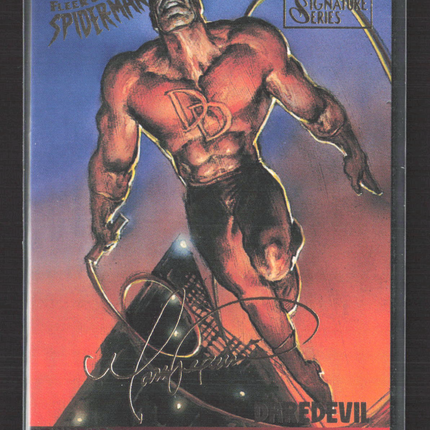 1995 Fleer Ultra Spider-Man Gold Foil Signature Series Mark Teixeira #113