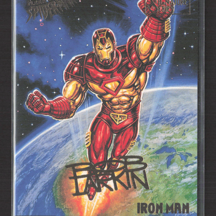 1995 Fleer Ultra Spider-Man Gold Foil Signature Series Bob Larkin #121