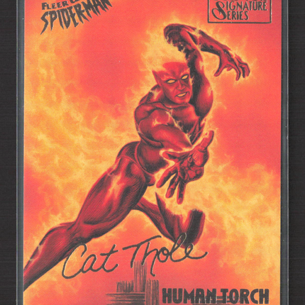 1995 Fleer Ultra Spider-Man Cathleen Thole Gold Foil Signature Series #120
