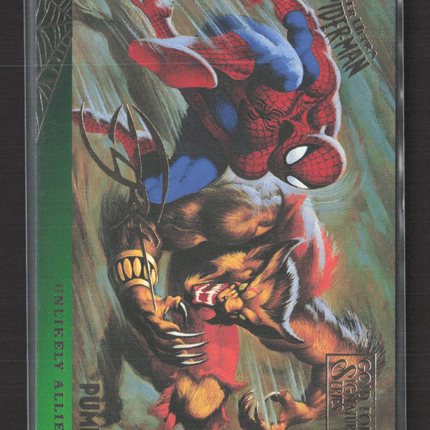 1995 Fleer Ultra Spider-Man Ezra Tucker Gold Foil Signature Series #133