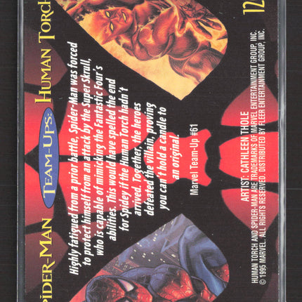 1995 Fleer Ultra Spider-Man Cathleen Thole Gold Foil Signature Series #120