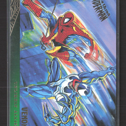 1995 Fleer Ultra Spider-Man Bill Hall Unlikely Allies #134
