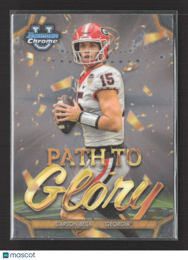 2024 Bowman Chrome University Path to Glory Carson Beck #PG-1