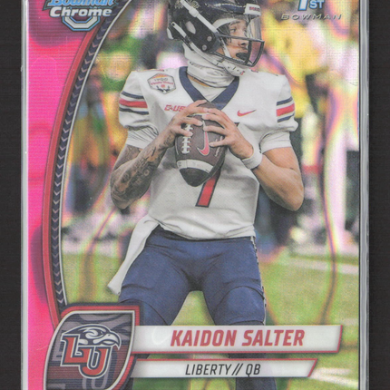 2024 Bowman Chrome University Kaidon Salter #111 Pink 1st Bowman