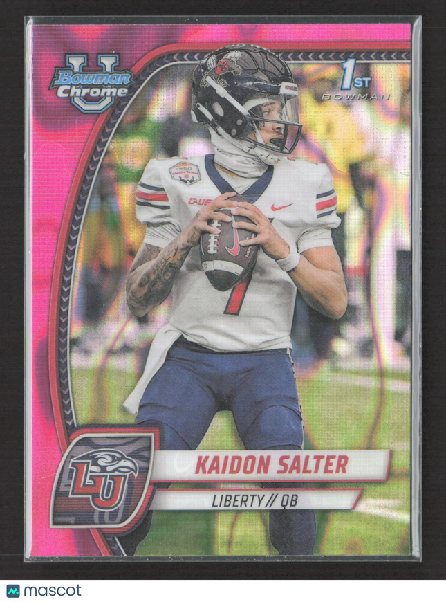 2024 Bowman Chrome University Kaidon Salter #111 Pink 1st Bowman