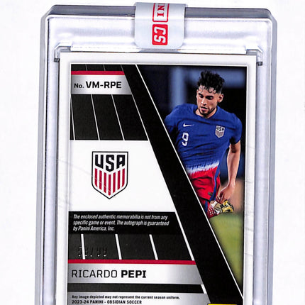 2023 Panini Obsidian Volcanic Ricardo Pepi #VM-RPE Auto relic /99