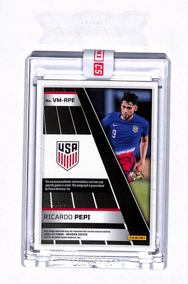 2023 Panini Obsidian Volcanic Ricardo Pepi #VM-RPE Auto relic /99