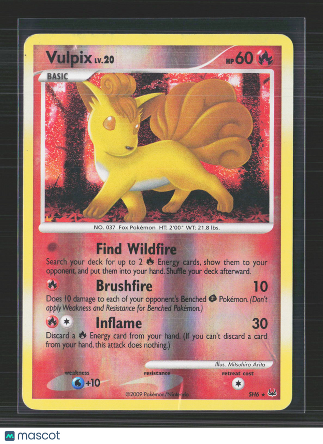 Pokemon 2009 Platinum – Supreme Victors Vulpix #SH6
