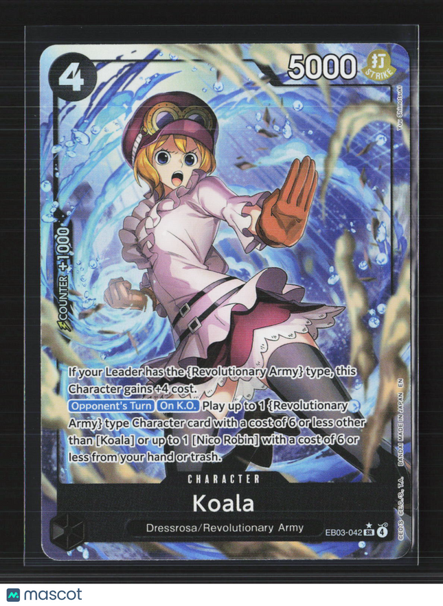 2024 One Piece Card GameKoala SR EB03-042 SR